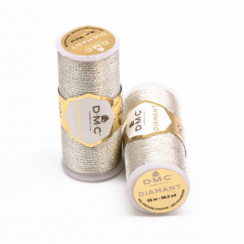 Нить DMC Diamant, серебро